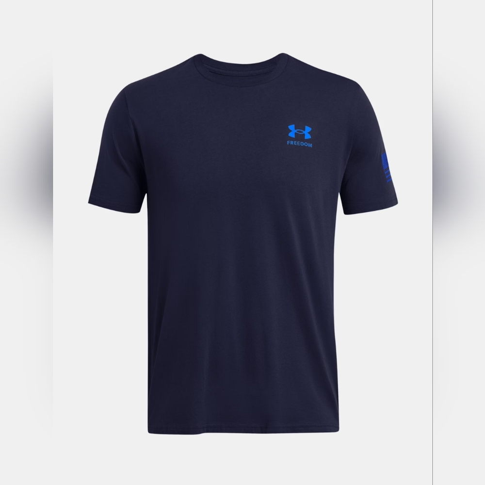 Under Armour Blue Short Sleeve Tee Athletic Casual